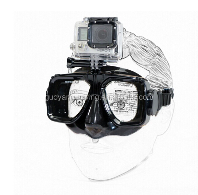 oem中国の高品質な熱い販売のためのゴーグルfackマスクＧＯＰＲＯマウントされている、 ＧＯＰＲＯダイビングマスク仕入れ・メーカー・工場