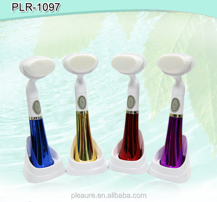 Plr-1097新しいabs・人工毛美容機器ソニックフェイシャルクレンジングブラシ問屋・仕入れ・卸・卸売り