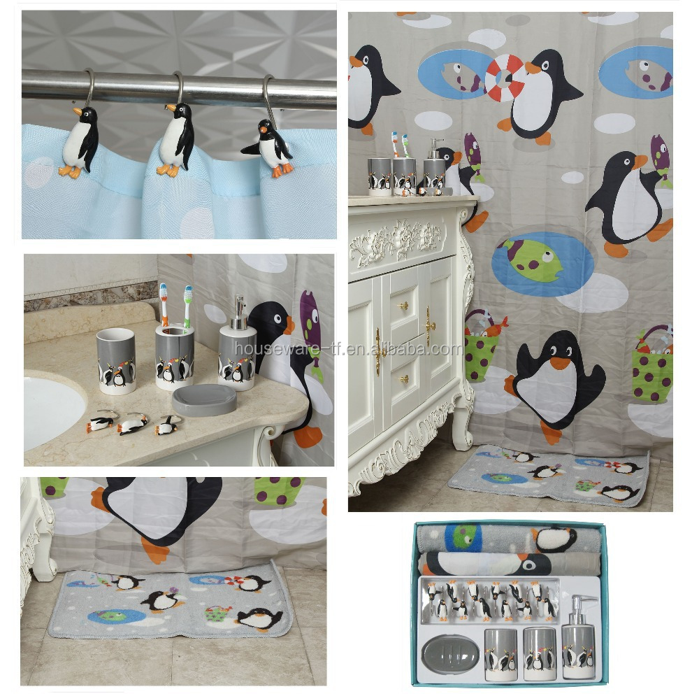Penguin Design Bathroom Set Bathroom Accessories Set Modern Buy