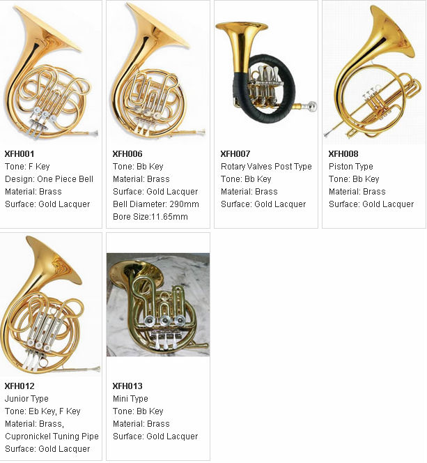 Types of deals french horns