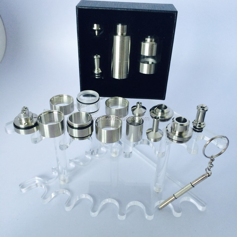 Newest infinite rebuildable RBA atomizer hcigar gold black kayfun 3.1 kayfun lite plus v2 with black&ss copper colors in stock