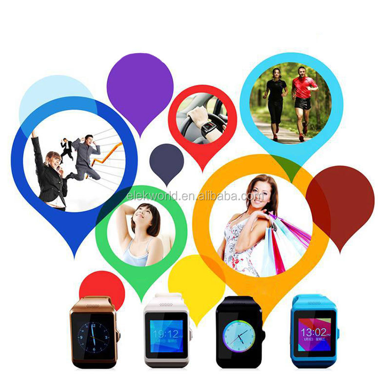 安いギフト2015chrstmasヘルスケア製品のbluetooth活動トラッカースマートカメラ付腕時計仕入れ・メーカー・工場