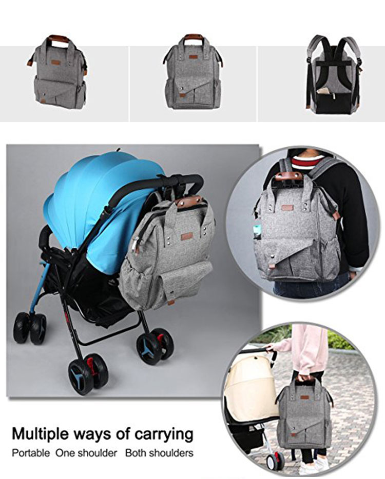 diaper backpack stroller straps