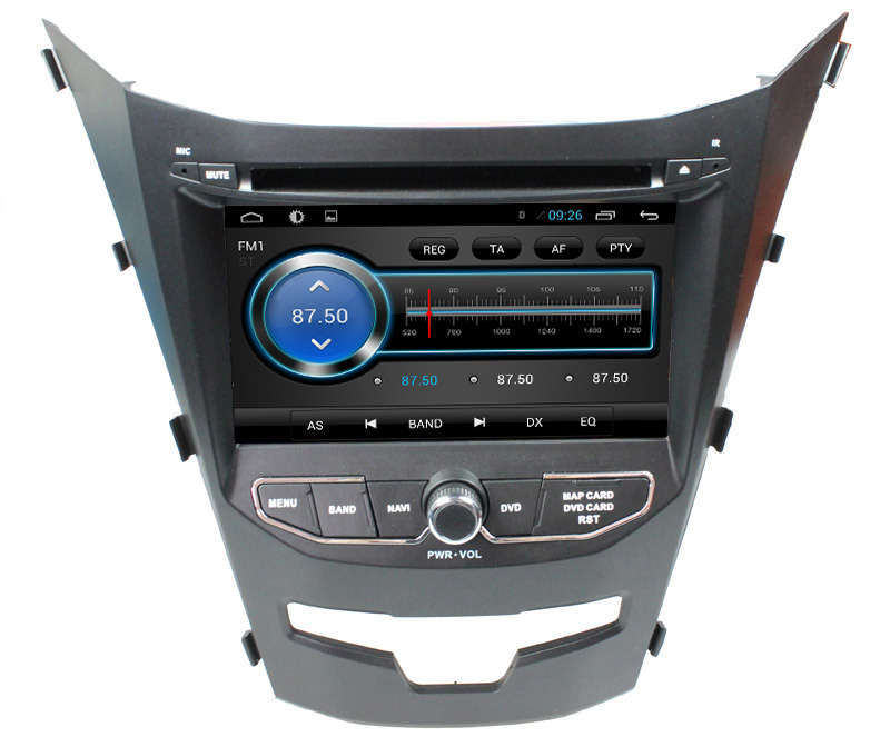 アンドロイド4.2.2二重喧騒のためのサンヨンkorando2014年車中心のマルチメディア3g無線lan付き問屋・仕入れ・卸・卸売り