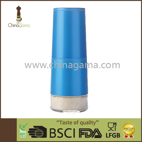 manual dual purpose black pepper grinder for pepper