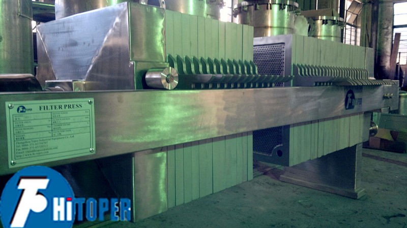 manufacturers of food processing equipment stainless steel filter press for solid-liquid separation in food plant