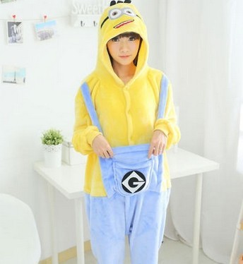 Two piece footed pajamas for adults