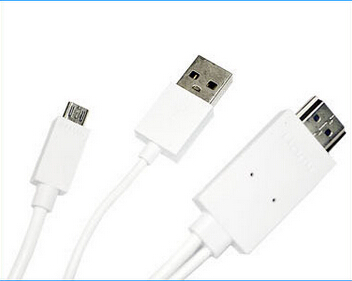 携帯電話hdテレビmedialin用hdmiケーブルにマイクロusb3.0s5三星銀河仕入れ・メーカー・工場