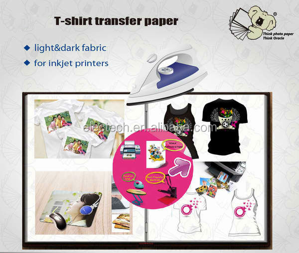 光色のtシャツa4a3染料の昇華熱伝達印刷用紙問屋・仕入れ・卸・卸売り