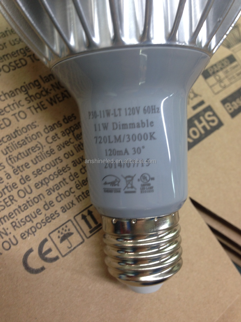 3年保証高品質の調光が率いるpar3011ワットtuvcesaaled電球ulpar30ledスポットライト問屋・仕入れ・卸・卸売り