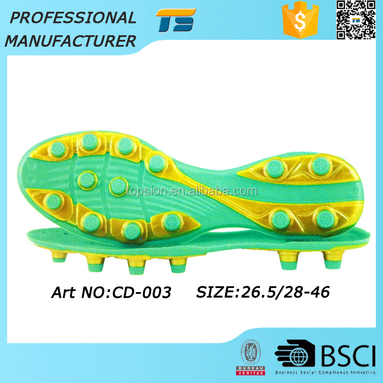 tpuサッカーサッカーメンズ女性デザイナー靴作りのための底は消耗品を作る、 屋外仕入れ・メーカー・工場