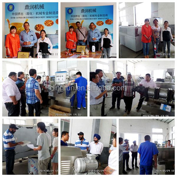 Extruded Corn Curls Snacks Food Making Machinery