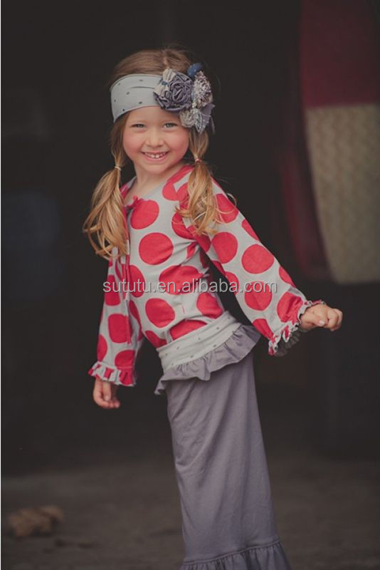 クスクス笑いpersnickety子供ムーンリメイクセット赤ちゃんの服の女の子100％綿の秋衣装マッチングフリルパンツ冬セット問屋・仕入れ・卸・卸売り