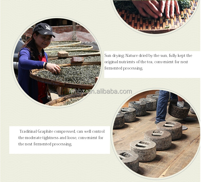 New Processing Raw Puerh cake teas