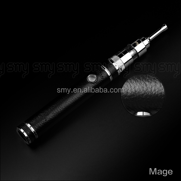 Best vaporizer mechanical mod Mage vv mech vape mod from 3.7v to 6v with real leather cover special for richman
