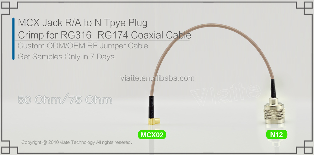 無料サンプルmcxメスr/a、 n型にオスrf同軸コネクタ仕入れ・メーカー・工場