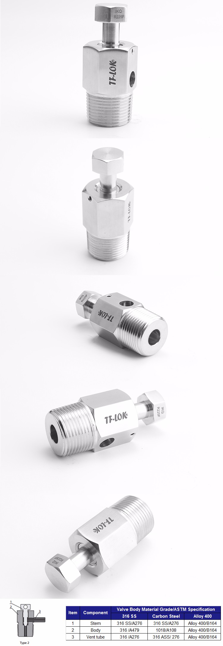 Stainless Steel Hydraulic Air High Pressure Bleed Valve Buy High