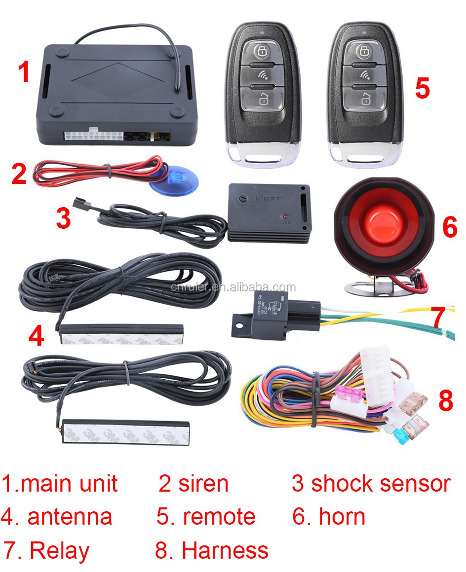 Pke Car Alarm System Remote Lock Unlock The Cars Passive Keyless Entry Remote Trunk Release