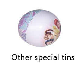 wholesale colorful egg shape tin gift box