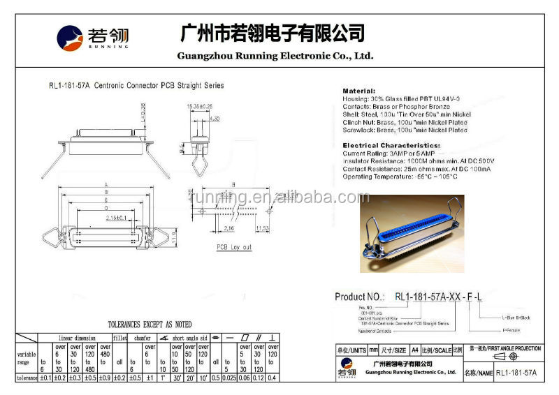 セントロニクスコネクタpcb付き取付タイプ仕入れ・メーカー・工場