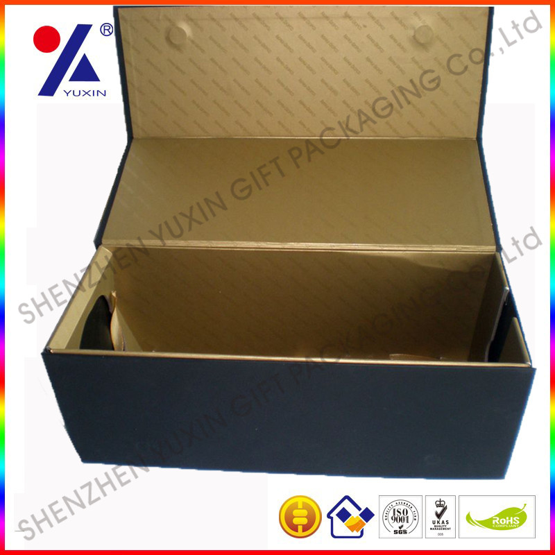Luxurious paper red wine box /foldable box/Factory price/MOQ1000pcs/Free sample