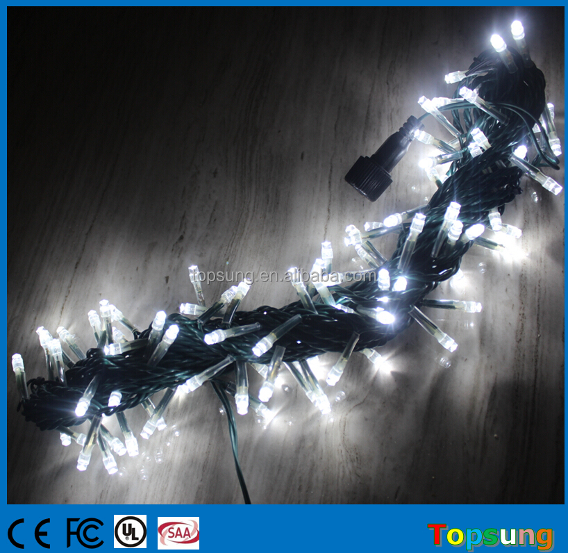 10m White Led Christmas Lights Clear 100 Led For Christmas Decoration - Buy White Led Christmas ...