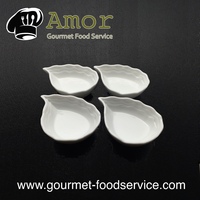 European Noshery plastic melamine square dessert snack food appetizer plate dishes dinnerware