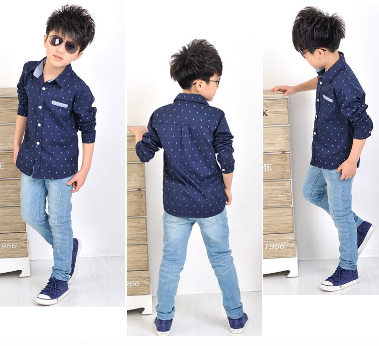 新しいスタイルhighqualityv- 首の長い袖の男の子の- シャツ仕入れ・メーカー・工場