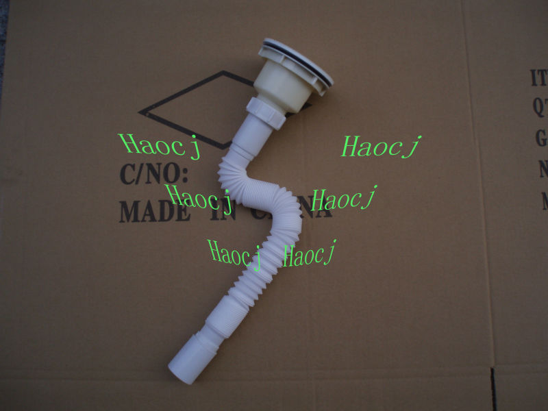 Plastic Sink Drain Pipe Waste Pipe Drain Hose Washbasin Hose Flexible