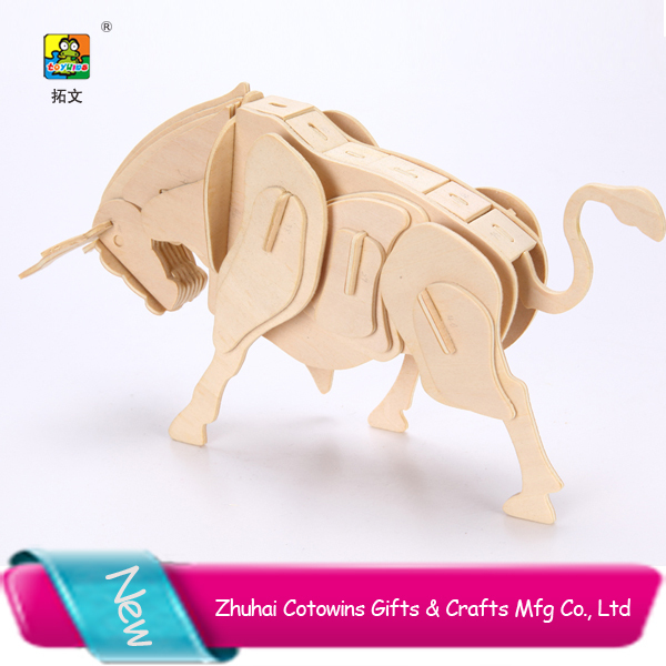 hobbycraft。 英国。 カスタムホット販売のトップ大人christmal2014年3dキュービックパズルギフト幸せな庭の動物のおもちゃ仕入れ・メーカー・工場