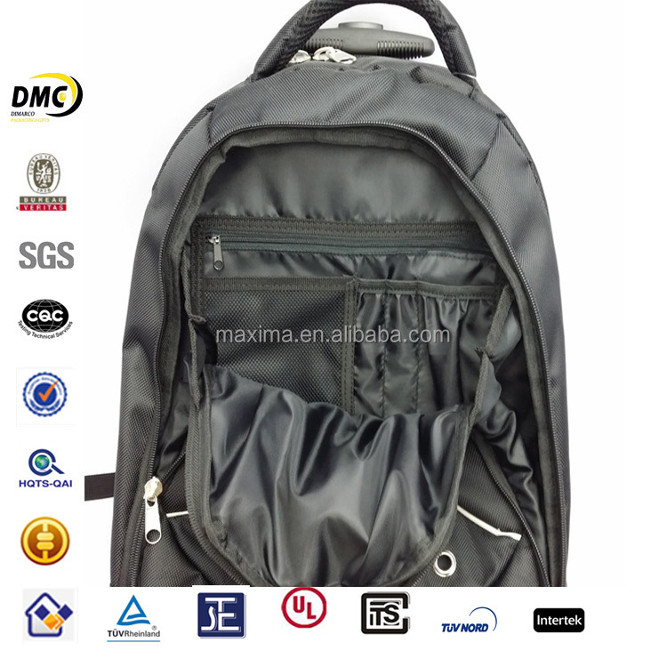 トロリーバックパックの袋、 トロリー旅行バッグ、 の学校のトロリーバッグdmc-801仕入れ・メーカー・工場