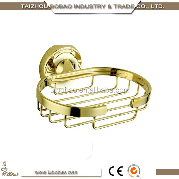 6909G gold soap holder