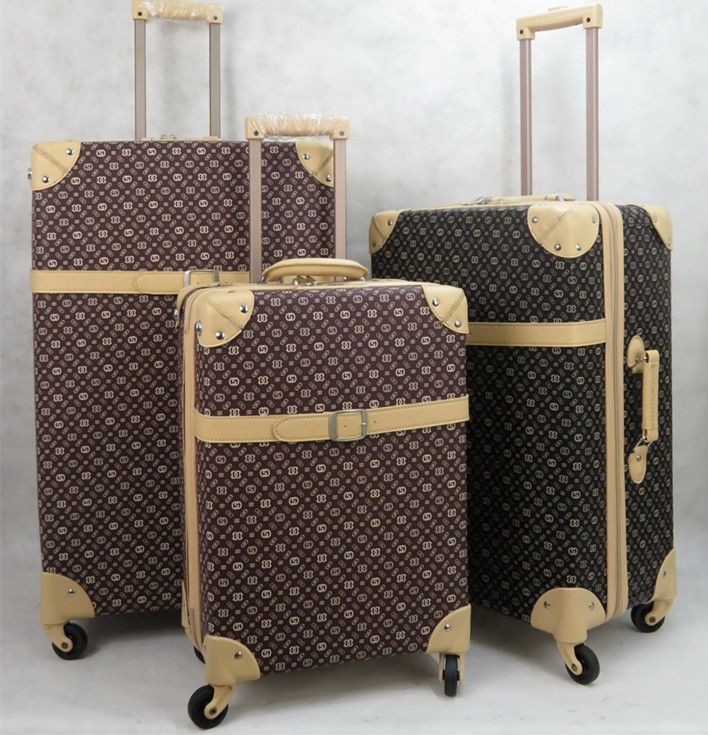 Louis Vuitton Vintage Hard Case Luggage Set