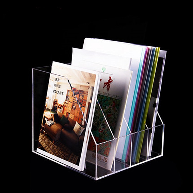 Custom Design Clear Acrylic Deskrop Document Holder Tabletop Brochure Holder Book Display Buy
