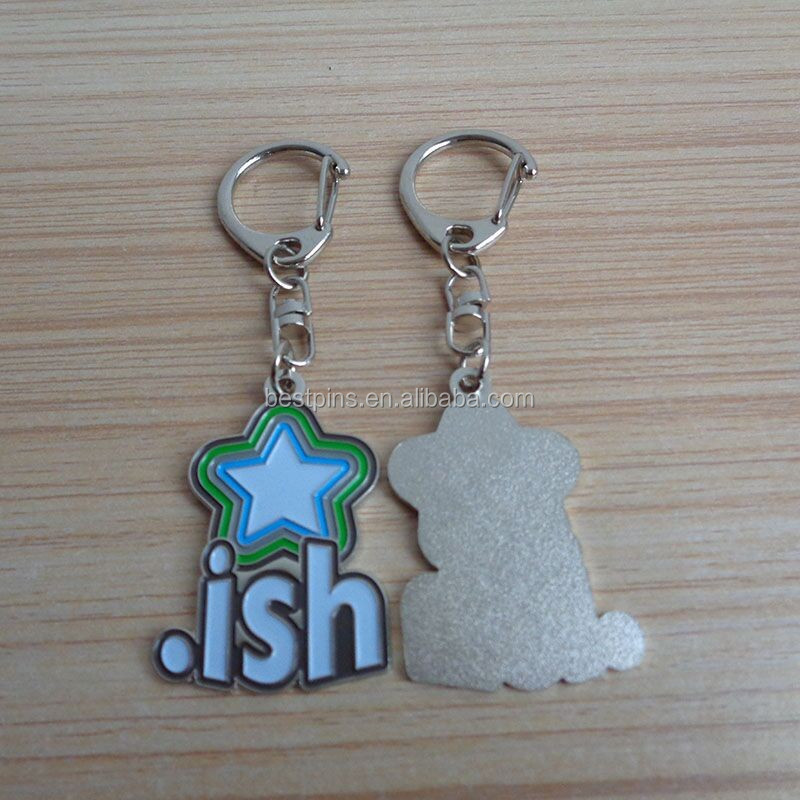 Bag Accessory Decoration Custom Promotion Gifts Star Enamel Keychain