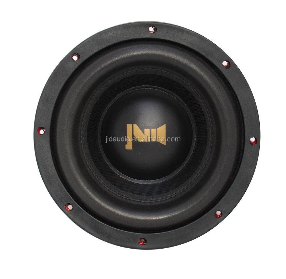 Best And Cheap Subwoofer For Car With Red Aluminum Basket And Dual 2/4 Ohm 600w Rms Powered 10