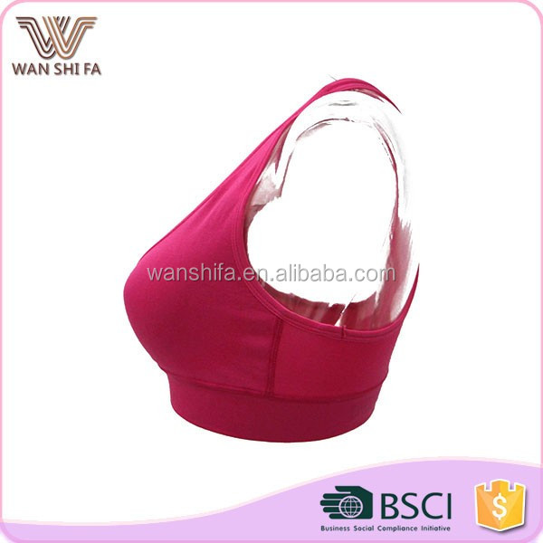 Cheap wholesale pink sexy yoga sports seamless tube bra nude