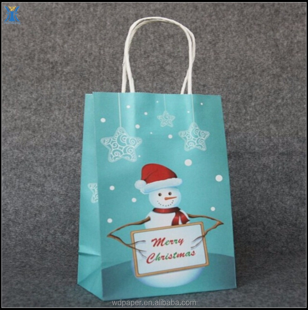 yiwu brown kraft paper bag for gift