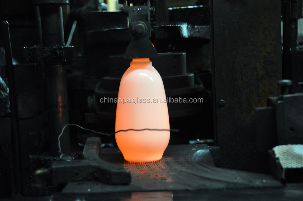 オリジナルデザインオパールガラスボトルでdiffirentキャップ用化粧品仕入れ・メーカー・工場