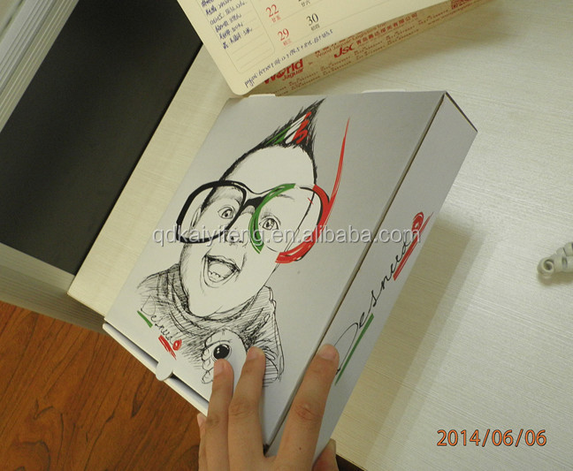 White inch Pizza box,wholesale and custome pizza box