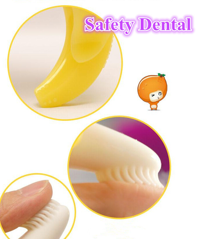 面白い赤ちゃんの歯ブラシバナナteethtoothトレーニング/用シリコン赤ちゃんの歯ブラシ 問屋・仕入れ・卸・卸売り