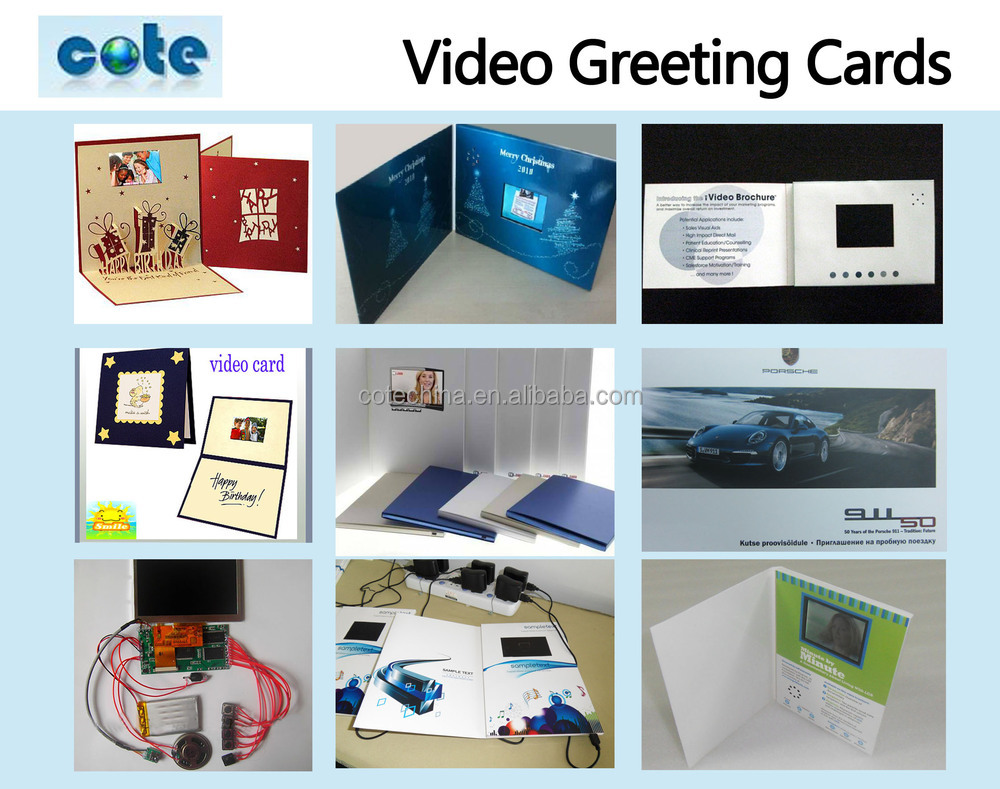 新しいoemの印刷の招待2015デジタルlcdディスプレイビデオカード仕入れ・メーカー・工場