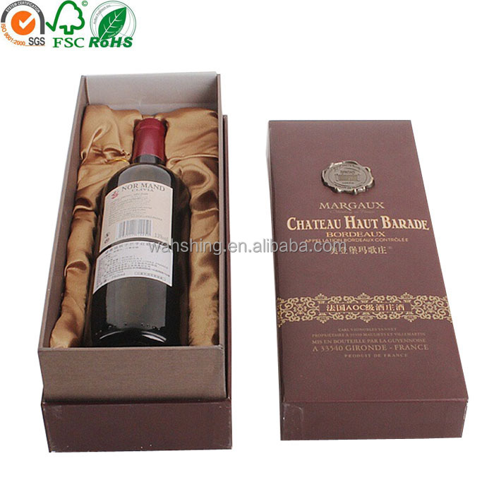 Custom wine box printing manufacturer luxury red wine box