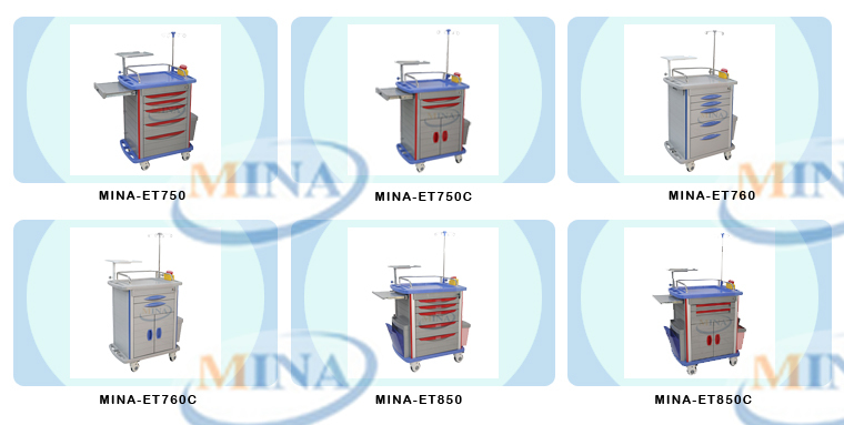 ミナ- et760ホット! 救急病院医療トロリーカート仕入れ・メーカー・工場
