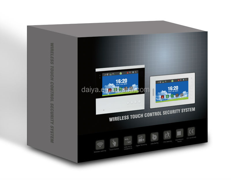 フルタッチスクリーン無線警報システムgsmワイヤレスアラームx6専門メーカー問屋・仕入れ・卸・卸売り