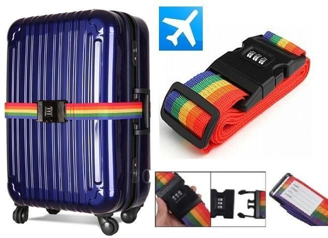 高品質tsaロック旅行かばん用虹の荷物のベルト仕入れ・メーカー・工場