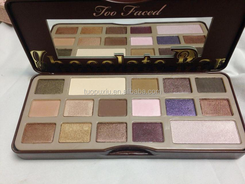 New Arrived Eyeshadow Palette T.oo F.ac-ed CHOCOLATE BAR 16 Colors Eye shadow Palette