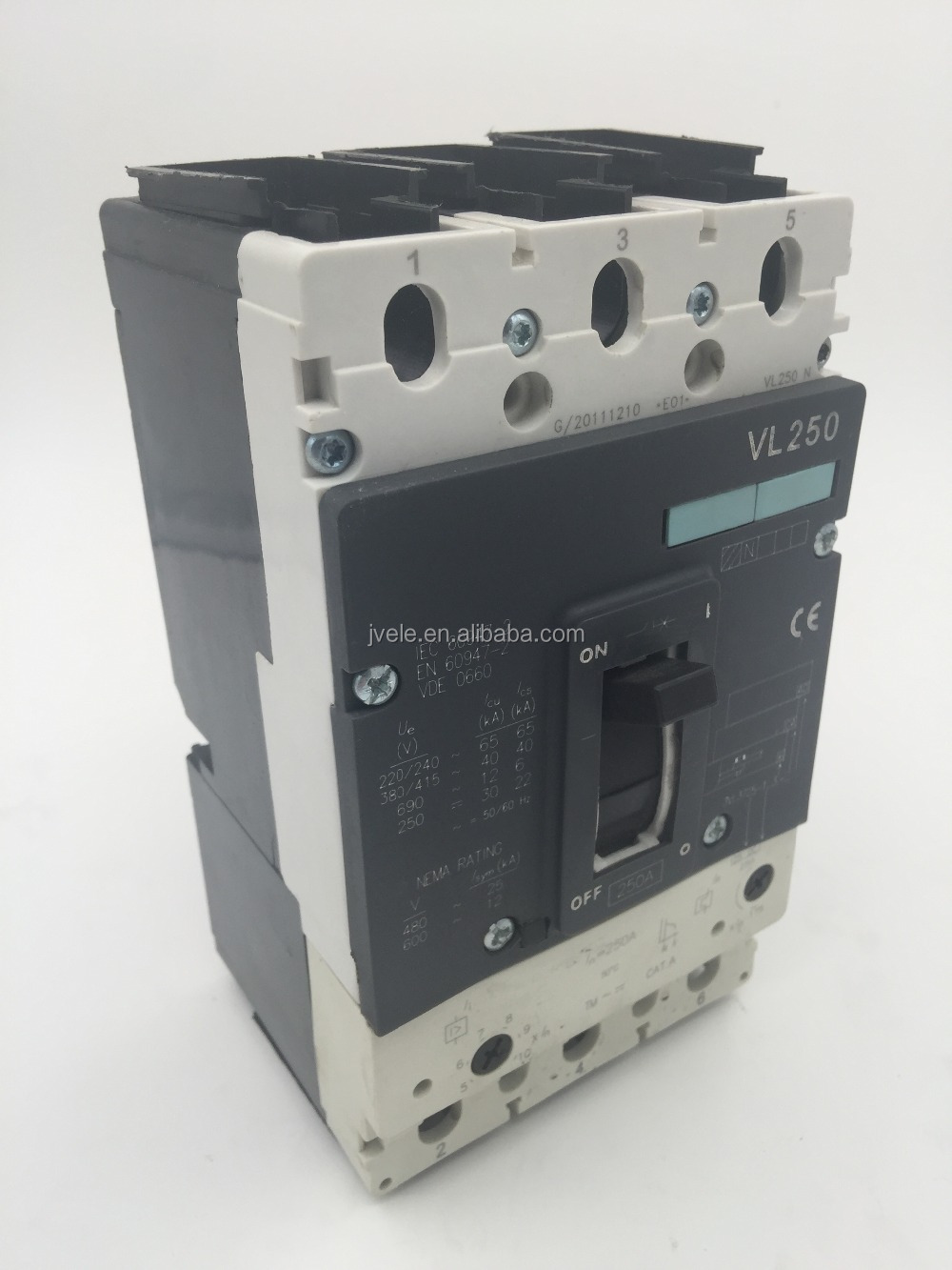 To Supply 3vl-250 250a Electrical Molded Case Circuit Breaker Mccb
