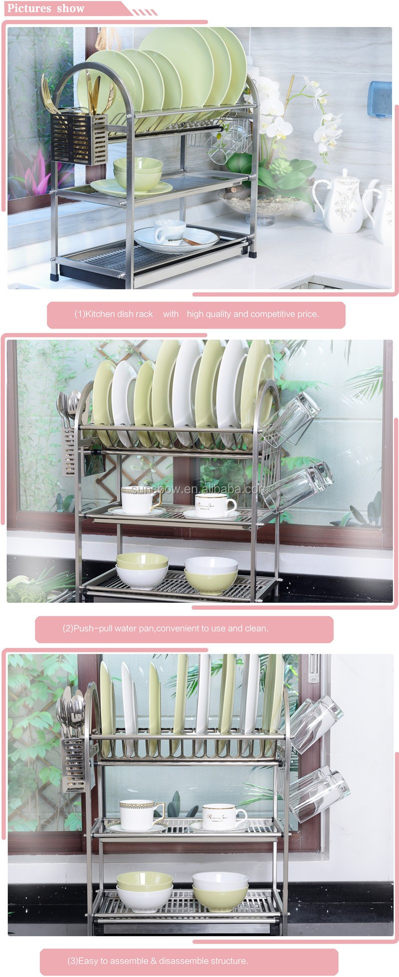 Creatieve thuis moderne ontwerp milieuvriendelijke rvs keuken ...