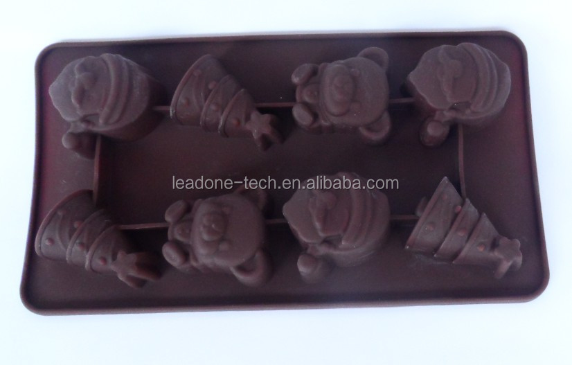 Silicone Ice cube Chocolate fondant cake Mould Bar Tool/mold party